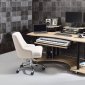 Eleazar Music Desk 92897 in Natural Oak by Acme