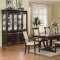 Merlot Cappuccino Finish Contemporary Dining Buffet