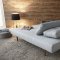 Recast Sofa Bed in Soft Pacific Pearl Fabric by Innovation