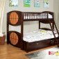 CM-BK066-BSKT-F Olympic V Twin/Full Bunk Bed with Options