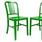 Alton Set of 4 Dining Chairs NA15G in Green by LeisureMod