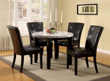 CM3866RT-40 Marion IV 5PC Dining Room Set w/Leatherette Chairs [FADS-CM3866RT-40 Marion IV]