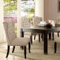 Sania CM3324BK-T Dining Table 5Pc Set in Antique Black w/Options