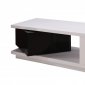 596C Coffee Table in Black & White by American Eagle