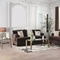 Brynlee Sofa SM6410 in Chocolate Chenille Fabric w/Options