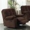 51145 Nailah Motion Sofa in Chocolate Fabric by Acme w/Options