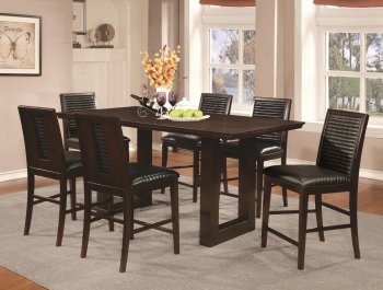 105728 Chester Counter Height Dining Table by Coaster w/Options [CRDS-105728 Chester]