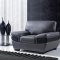 U7230 Sofa in Grey & Dark Grey Leather by Global w/Options