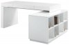 S005 Modern Office Desk by J&M in White High Gloss