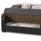 Mobimax Sofa Bed in Gray Fabric by Casamode w/Options