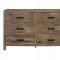 Mandan 5Pc Bedroom Set 1910 in Weathered Pine by Homelegance