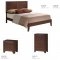 Alisa Bedroom 5Pc Set in Dark Merlot by Global w/Options