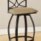 Pansy Bar Table 72660 in Black w/ Stone Inlay by Acme w/Options