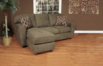 Brown Fabric Modern Couch & Loveseat Set w/Options [CHFS-AC-8035-181-VictoryLaneLode]