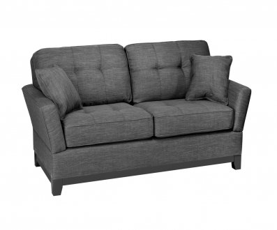 Opus Sofa & Loveseat Set in Gray Fabric w/Options