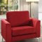 Canaan Sofa 9935RD in Red by Homelegance w/Options