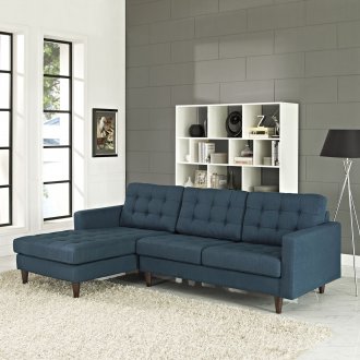 Empress EEI-1666 Sectional in Azure Fabric by Modway w/Option