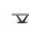 Cloud Dining Table by ESF w/Optional 1218 Gray Swivel Chairs