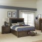 Griffon Bedroom 1752 in Antique Brown by Homelegance w/Options