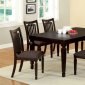 CM3620T Bethel Dining Table in Espresso w/Optional Side Chairs