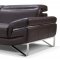 2194 Sectional Sofa in Brown Leather by ESF