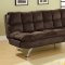 CM2905 Cocoa Beach Sofa Bed in Chocolate Fabric w/Options