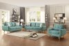 Deryn Sofa & Loveseat 8327TL in Teal Fabric by Homelegance