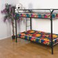 Black Finish Contemporary Twin/Twin Bunk Bed