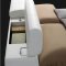 20680 Layla Upholstered Bed White Leatherette w/Options by Acme