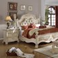 Monaco Bedroom in Antique Style White w/Optional Case Goods