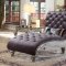 Roma 653 Sofa in Grey Velvet Fabric w/Optional Items