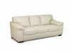 Piero Sofa & Loveseat in White Leather Match w/Options