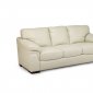 Piero Sofa & Loveseat in White Leather Match w/Options