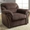 Valentina Sofa 9619CH in Chocolate Microfiber by Homelegance