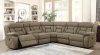 Camargue Power Motion Sectional Sofa 600380 in Tan by Coaster