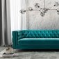 Rimini Sofa TOV-L4114 in Green Velvet Fabric by TOV Furniture