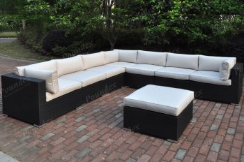 428 Outdoor Patio 8Pc Sectional Sofa Set by Poundex w/Options [PXOUT-428]