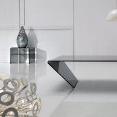 519 Coffee Table in Grey Glass