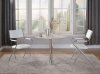 Noemi Dining Table 3Pc Set by Chintaly w/Joyce Chairs