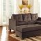 9789 Phelps Sectional Sofa in Coffee Microfiber by Homelegance