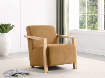 Diego Accent Chair Set of 2 902268 in Honey Fabric by Coaster [CRAC-902268 Diego]