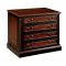 Strandburg CM-DK6255D Office Desk in Cherry & Black w/Options