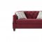 16150 Sofa in Bing Cherry Fabric by Serta Hughes w/Options