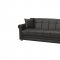 Avalon Zen Black Sofa Bed in Leatherettte by Casamode w/Options