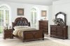 F9432Q 5Pc Bedroom Set in Dark Brown by Poundex w/Options