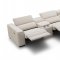 Picasso Power Motion Sectional Sofa in Sand Fabric by J&M