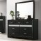 Miranda Bedroom Set 5Pc 206360 in Black by Coaster w/Options