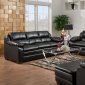 Onyx Bonded Leather Match Sofa & Loveseat Set w/Options