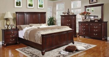 CM7258 Claymont Bedroom in Cherry w/Optional Casegoods [FABS-CM7258 Claymont]