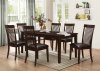 Minden 5455-71 Dining Set 5Pc in Warm Brown by Homelegance